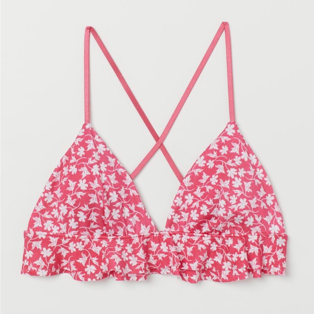 NWT: Padded Triangle Bikini Top